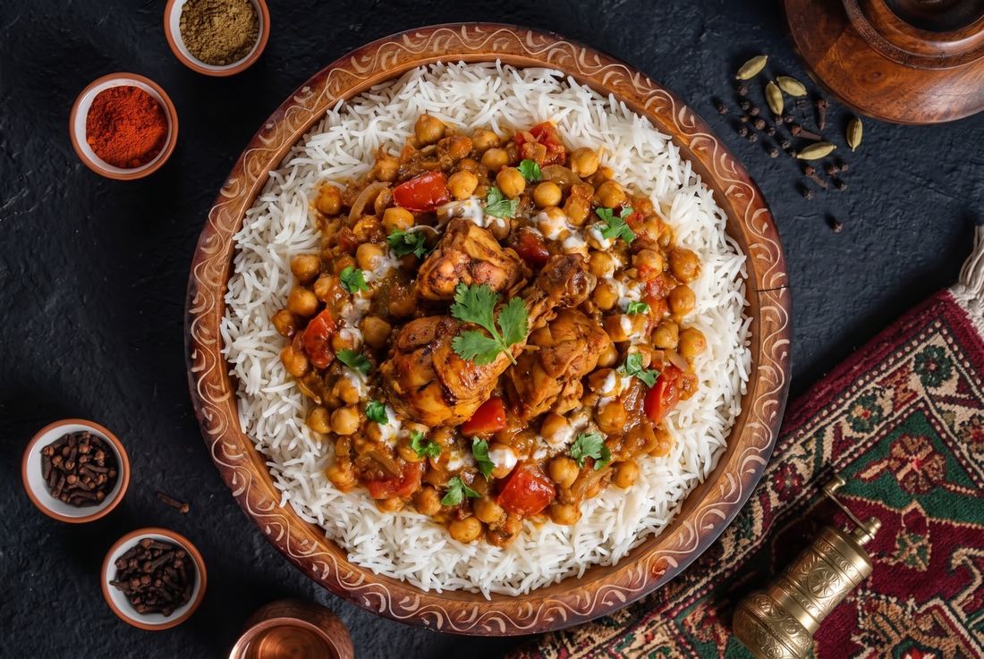 Chana Chicken Bowl
